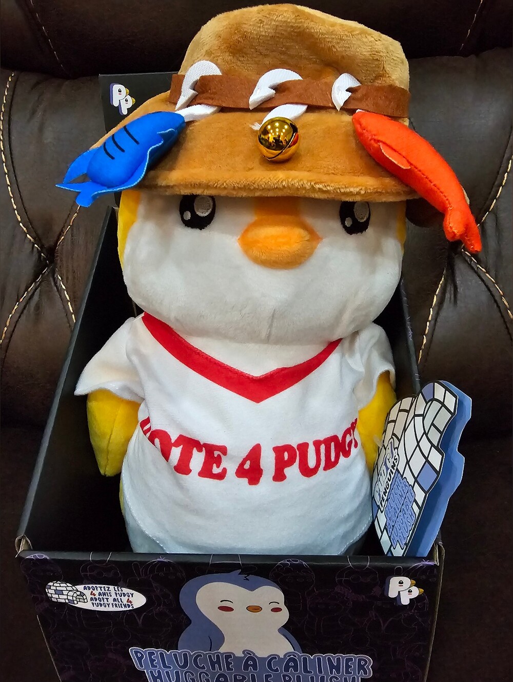 NWT Pudgy Penguins Vote 4 Pudgy Plush Toy Collectible Penguin Stuffed Animal